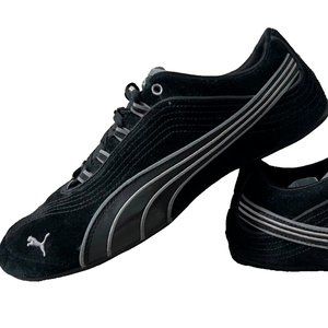 Puma Women's Soleil S (351406-07) Suede Leather Black Gray SNEAKER/ Shoes SZ 9.5